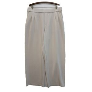 Women's XL Starter Black Label Ivory Lounge Wide Leg Elastic Waist Pants‎
